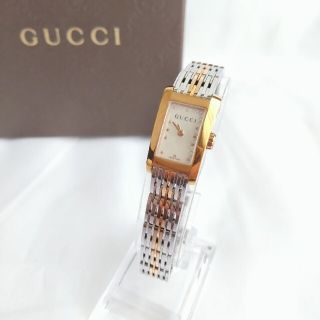 Gucci - GUCCI グッチ 8600L Gメトロ シェル文字盤 コンビ クォーツ