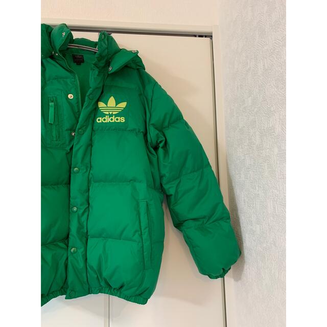adidas ダウンジャケット グリーン サイズ メンズXS レディースL