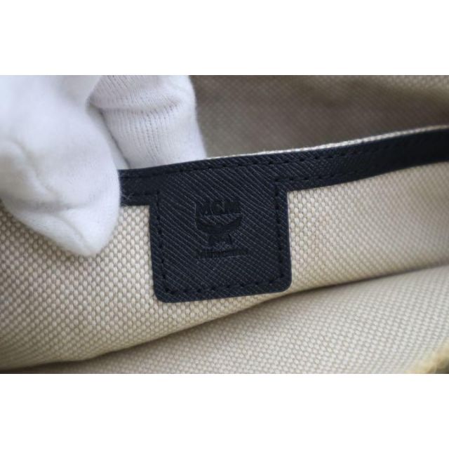 夏・お店屋さん 美品 MCM エムシーエム ロゴ柄 レオパード ヒョウ柄