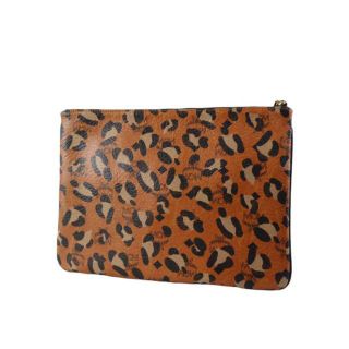 夏・お店屋さん 美品 MCM エムシーエム ロゴ柄 レオパード ヒョウ柄