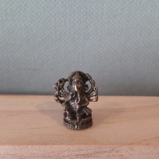 真鍮　ガネーシャ　ドールハウス　神様(彫刻/オブジェ)