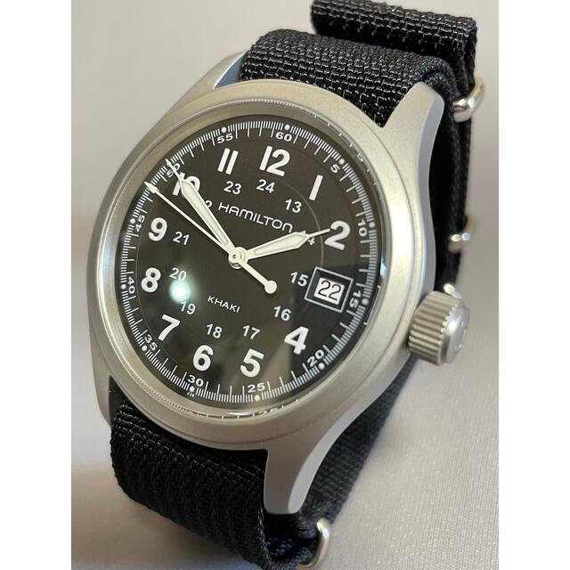 ダークブラウン 茶色 超激レア美品 hamilton khaki 9859 ハミルトン