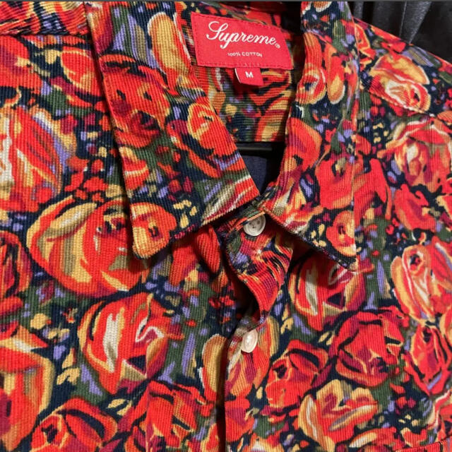 supreme Roses corduroy shirts