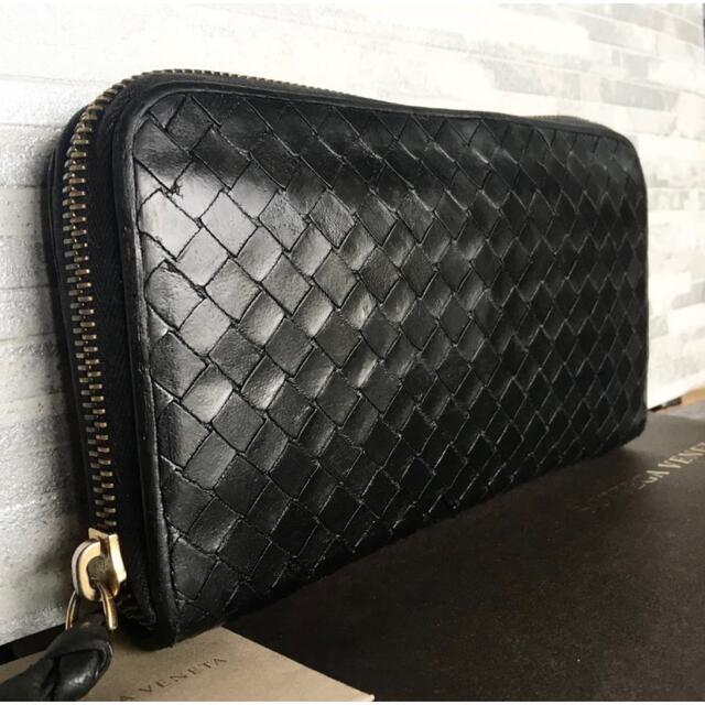 美品Bottega Veneta ボッテガヴェネタ  黒  定価95,700円