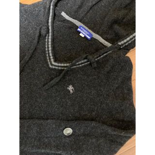 バーバリーブルーレーベル(BURBERRY BLUE LABEL)のBURBERRY BLUELABEL ニットワンピース チュニック 38(ミニワンピース)