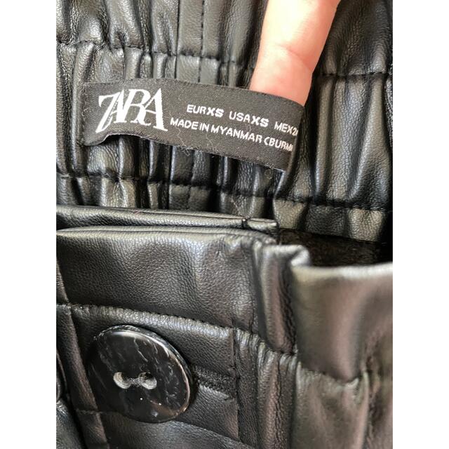 ZARA フェイクレザー　タイトスカート レディースのスカート(ロングスカート)の商品写真