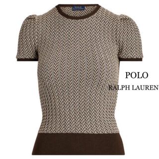 ポロラルフローレン(POLO RALPH LAUREN)のPOLORALPHLAURENポロラルフローレン▲ウールショートスリーブセーター(ニット/セーター)