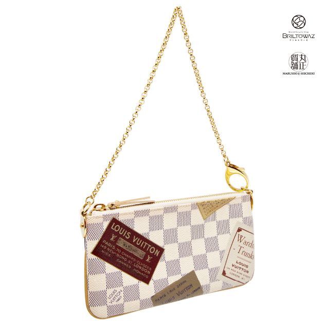 LOUIS VUITTON(ルイヴィトン)のルイヴィトン ポシェットミラMMアクセサリーポーチ N63078 ダミエアズール レディースのバッグ(その他)の商品写真