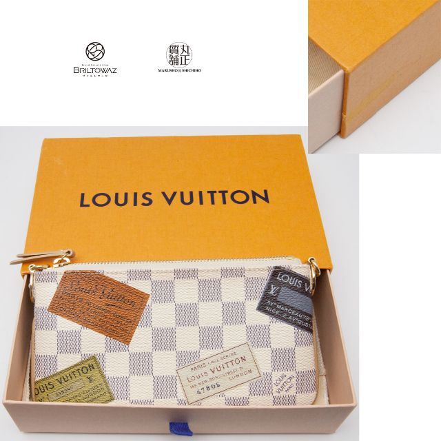 LOUIS VUITTON(ルイヴィトン)のルイヴィトン ポシェットミラMMアクセサリーポーチ N63078 ダミエアズール レディースのバッグ(その他)の商品写真