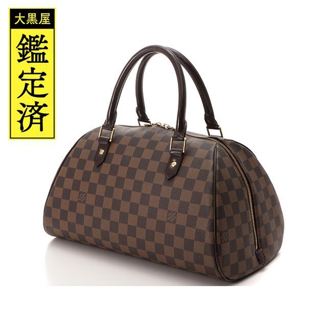 【極美品】LOUIS VUITTON ヴィトン ダミエ リベラMM ハンドバッグ LOUIS VUITTON ルイヴィトン サリアオリゾンタル N51282 ダミエ