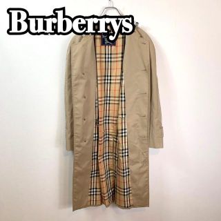 バーバリー(BURBERRY)のオールドバーバリー ノヴァチェック トレンチコート 三陽商会 古着 ロングコート(トレンチコート)