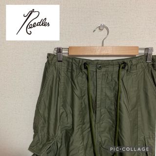 ニードルス(Needles)のNeedles HDヒザデルパンツ　カーゴパンツタイプ　カーキ　サイズ:S(ワークパンツ/カーゴパンツ)