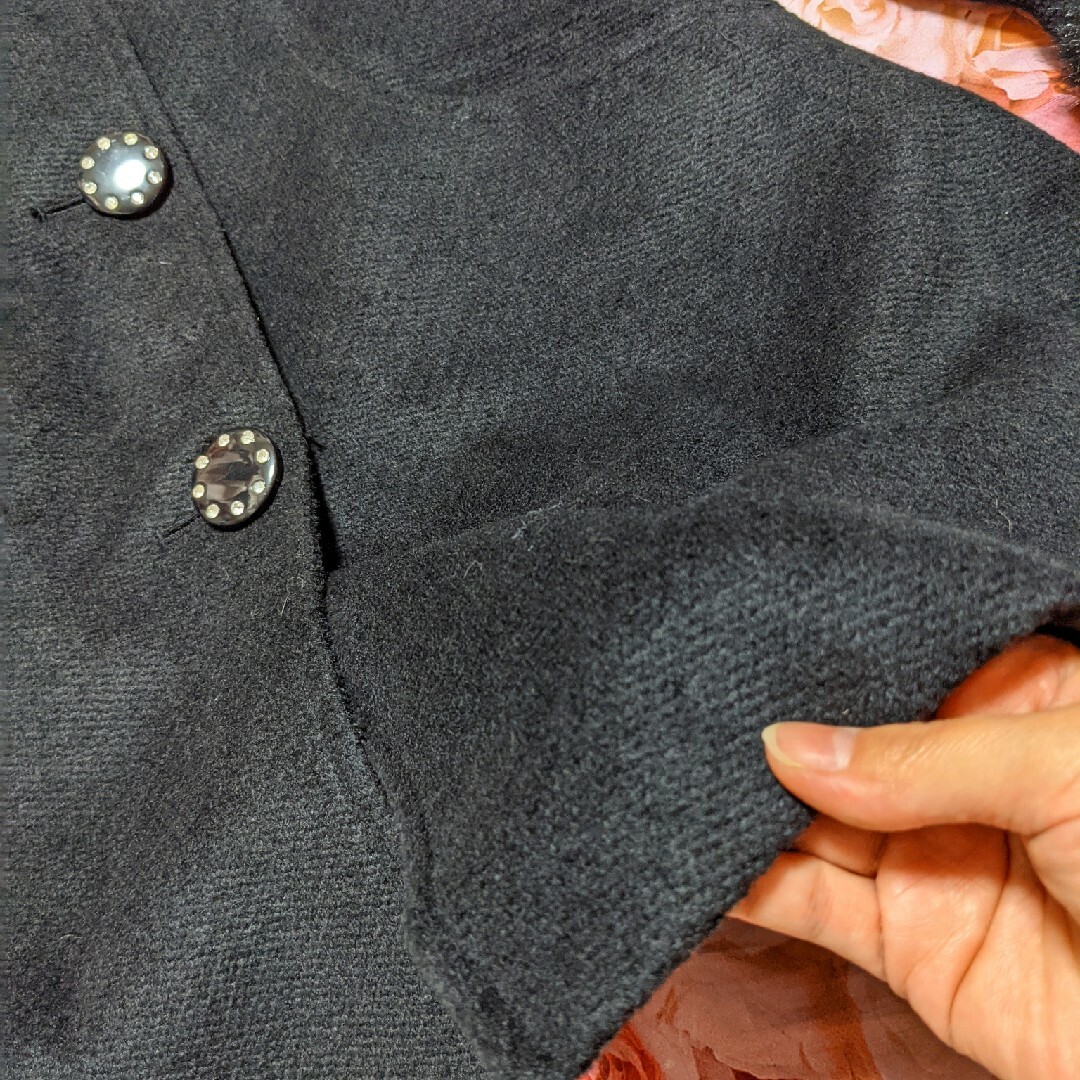 DaTuRa(ダチュラ)のデイジーストア❤DaTuRa♥黒❤ファー付❤セレブ❤コート レディースのジャケット/アウター(ロングコート)の商品写真