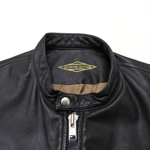 AWESOME LEATHER/オーサムレザー】シングルライダースジャケット