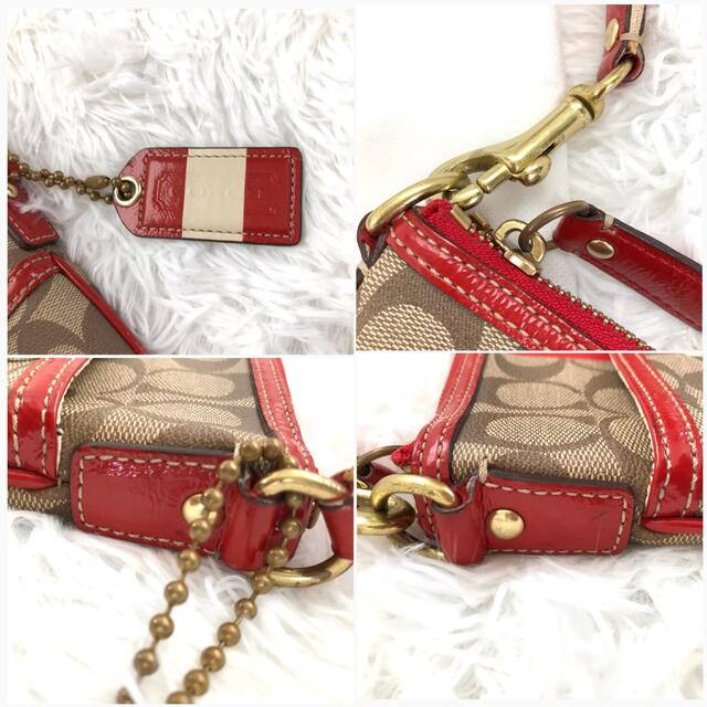 ✨美品✨コーチ　ヘリテージストライプクロスボディー　ショルダー　シグネチャー COACH - コーチ ヘリテージストライプ ショルダーバッグ 40924