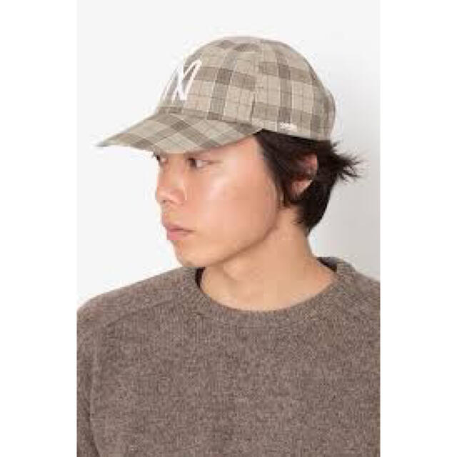 COMESANDGOES - COMESANDGOES BLACK YANKEES CHECK CAPの通販 by ...