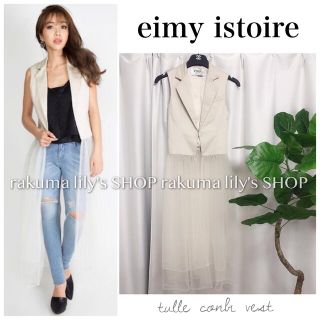 エイミーイストワール(eimy istoire)の『 eimy istoire チュール コンビ レースアップ ベスト 』(ベスト/ジレ)