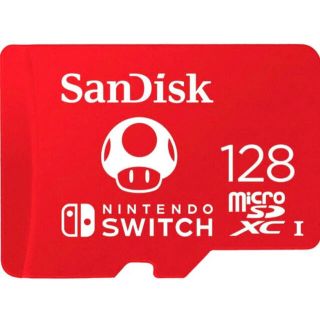 ニンテンドースイッチ(Nintendo Switch)の任天堂 スイッチ 推奨  マイクロsdカード 128GB サンディスク(その他)