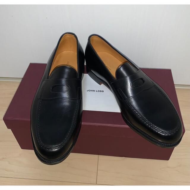 新品 JohnLobb Lopez loafer 黒 7E(25.5cm)メンズ