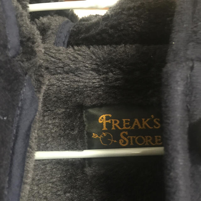 FREAK'S STORE(フリークスストア)の FREAK’S STOREフード付きダッフルコート★ネイビー レディースのジャケット/アウター(ダッフルコート)の商品写真