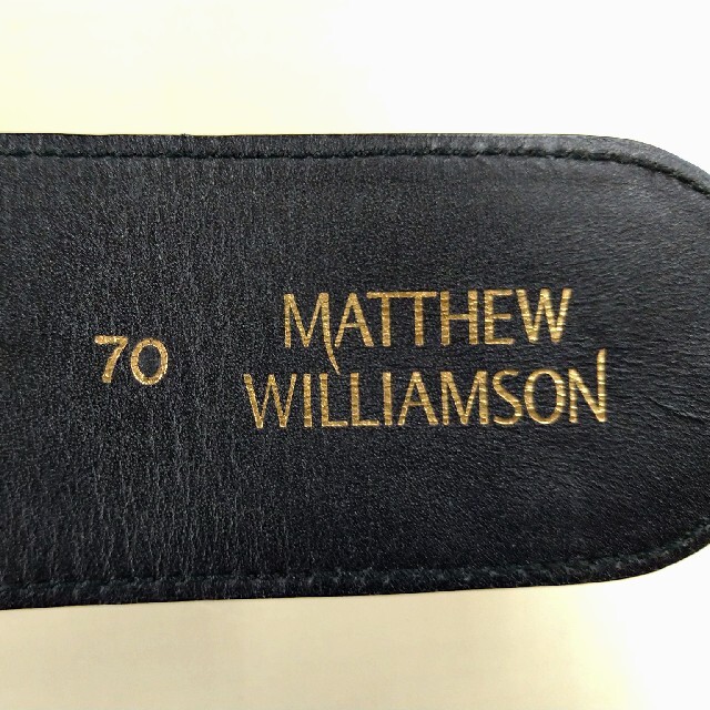 Matthew Williamson(マテューウィリアムソン)のMATTHEW WILLIAMSON　ベルト　太ベルト レディースのファッション小物(ベルト)の商品写真