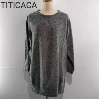 チチカカ(titicaca)のTITICACA　チチカカ　ウール混ニットワンピース(ひざ丈ワンピース)