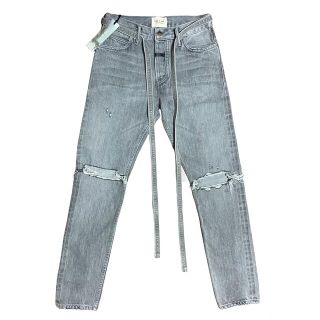 フィアオブゴッド(FEAR OF GOD)のFear of God Damaged Knee denim grey(デニム/ジーンズ)