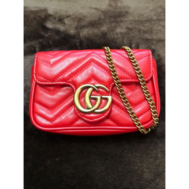 超安い - Gucci グッチ ショルダーバッグ ミニ キルティングレザー GG