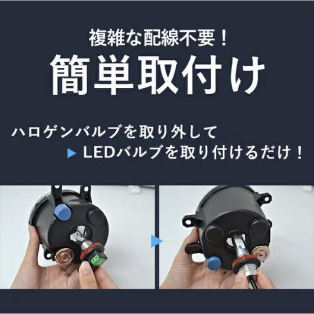 アルファード　ヴェルファイア　プリウス など　LED  フォグ ライムグリーン 4