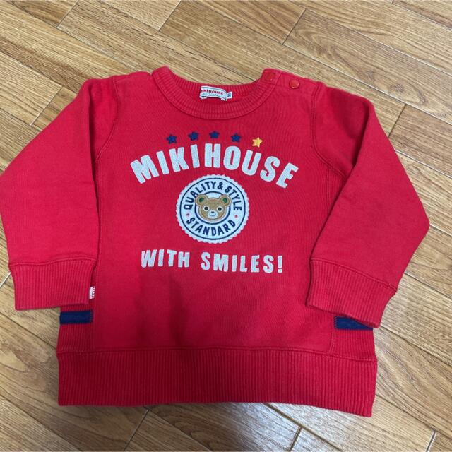 mikihouse(ミキハウス)のミキハウス　プッチーくんトレーナー90 キッズ/ベビー/マタニティのキッズ服男の子用(90cm~)(その他)の商品写真