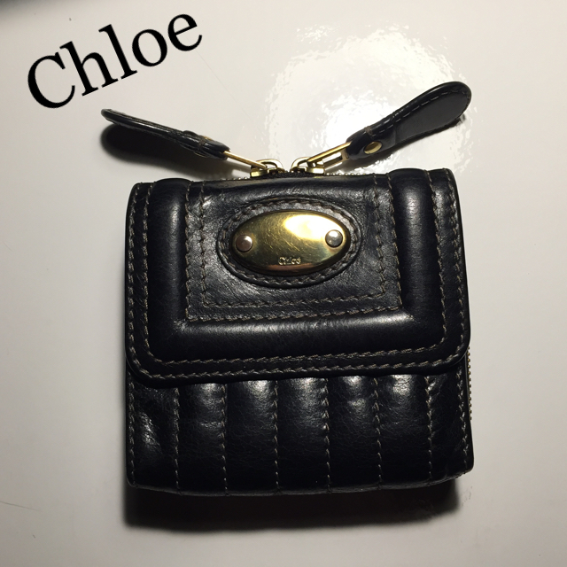 Chloe(クロエ)の正規品⭐︎Chloe❤️ベイ☆折財布 ブラック レディースのファッション小物(財布)の商品写真