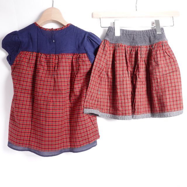 familiar(ファミリア)のFamiliar ファミリア　ブラウス/リバーシブルスカート　キッズ キッズ/ベビー/マタニティのキッズ服女の子用(90cm~)(ブラウス)の商品写真