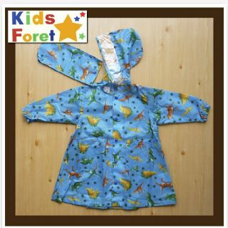 キッズフォーレ(KIDS FORET)のキッズ レインコート 恐竜(レインコート)