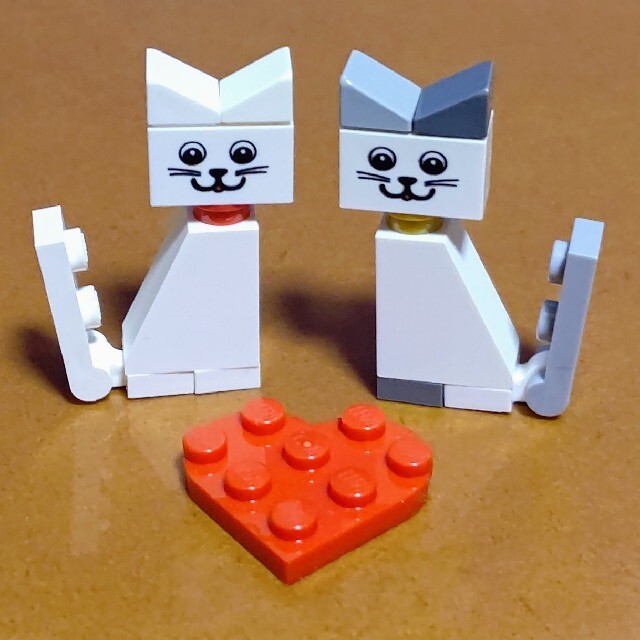 Lego レゴ ベーシック 仲良しネコ 赤ハート オリジナルアレンジ レアパーツ 残少の通販 By Tad S Shop レゴならラクマ