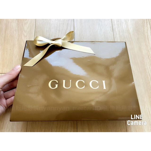 グッチ ショッパー 空箱 ショップカード ベージュ 保存袋 リボン GUCCI
