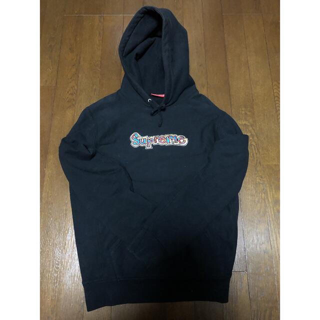 トップスSupreme Gonz Logo Hooded Sweatshirt 黒 M