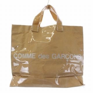 コムデギャルソン(COMME des GARCONS)のコムデギャルソン PVCバッグ トートバッグ ビニールペーパー ベージュ(トートバッグ)