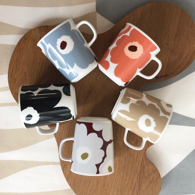 新品 5個セット marimekko UNIKKO ウニッコ マグカップ