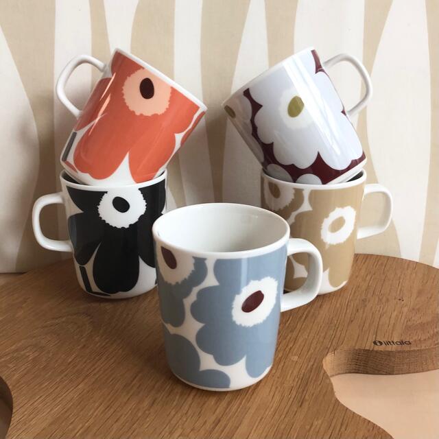 marimekko(マリメッコ)の新品 5個セット marimekko UNIKKO ウニッコ マグカップ インテリア/住まい/日用品のキッチン/食器(食器)の商品写真