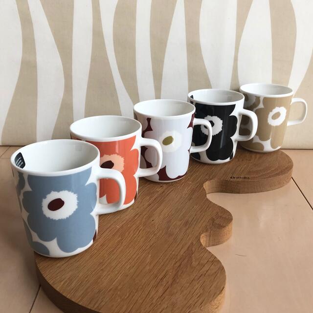 marimekko(マリメッコ)の新品 5個セット marimekko UNIKKO ウニッコ マグカップ インテリア/住まい/日用品のキッチン/食器(食器)の商品写真