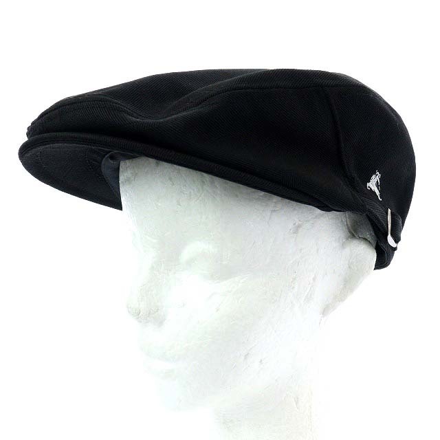 バーバリーブラックレーベル 帽子 ハンチング 黒