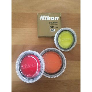 ニコン(Nikon)のNikon Filter R60 62mm, O56 62mm,Y48 52mm(フィルター)