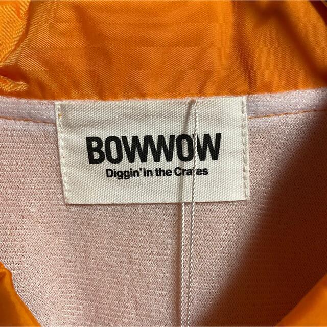 ナイロンジャケットBOWWOW バウワウ コーチジャケット バックプリント ビッグシルエット