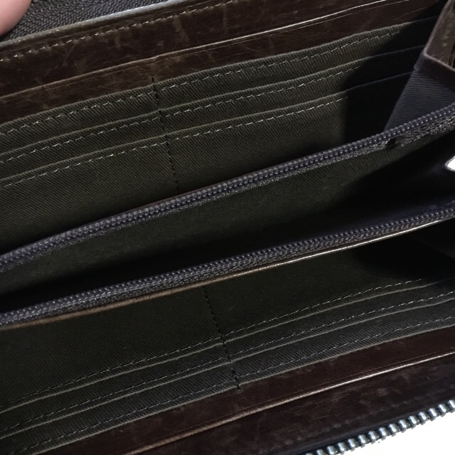 pacca pacca(パッカパッカ)の pacca pacca 本革 長財布 アラベスク 馬革 牛革  レディースのファッション小物(財布)の商品写真