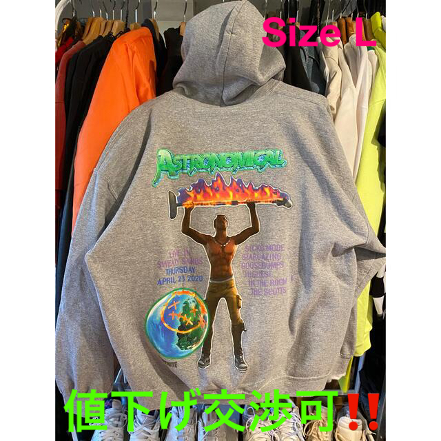 パーカーTravis Scott CJ Astro Hoodie L サイズ