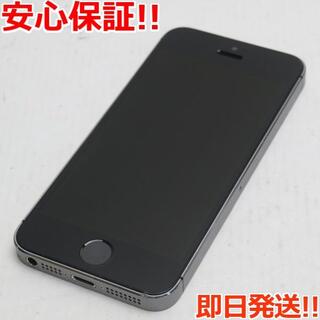 アイフォーン(iPhone)の美品 DoCoMo iPhone5s 64GB グレー ブラック(スマートフォン本体)