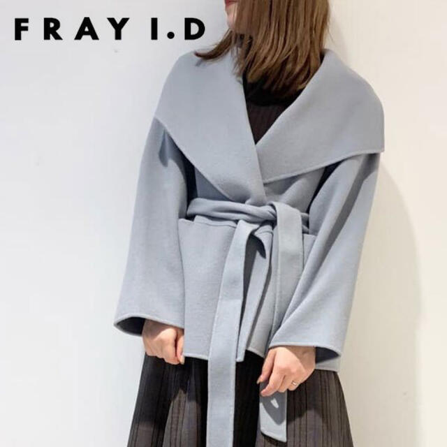 スノーブルー FRAY I.D 2wayフードショートリバーコート - 通販