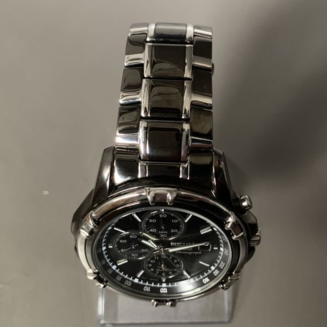 SEIKO(セイコー)の【新品】セイコー SEIKO ソーラー クロノグラフ 逆輸入腕時計 メンズ メンズの時計(腕時計(アナログ))の商品写真