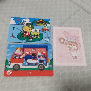 ニンテンドウ(任天堂)のどうぶつの森 amiibo カード  と 付属ステッカー(カード)
