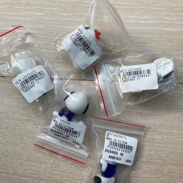 新品 アフタヌーンティー スヌーピー レスト 箸置き 5個セット